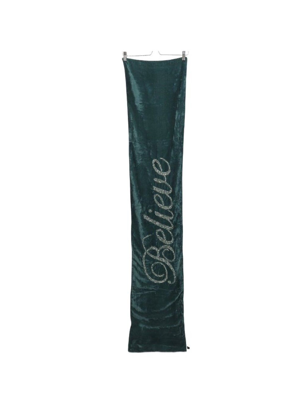 Cynthia Rowley 14.5in x 74in Believe Beaded Velour Velvet Table Runner Holiday